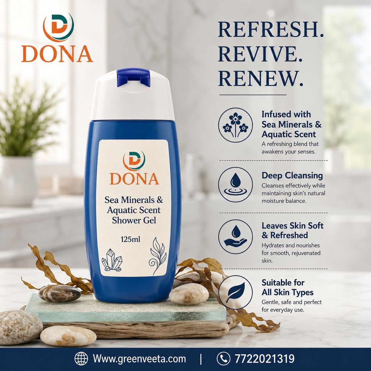 Dona Shower Gel / Body Wash 250ml