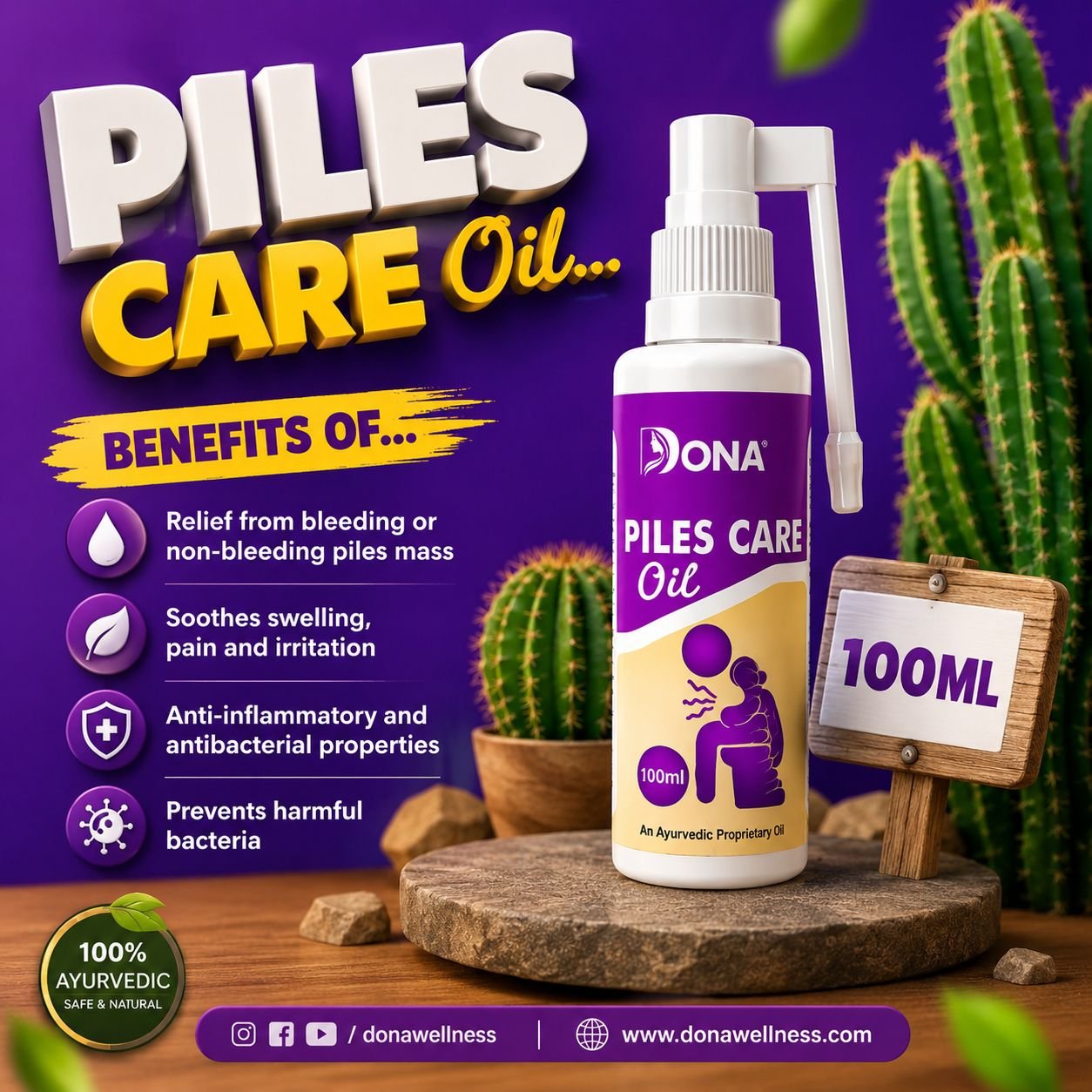 Piles Care Oil 30/100 ml