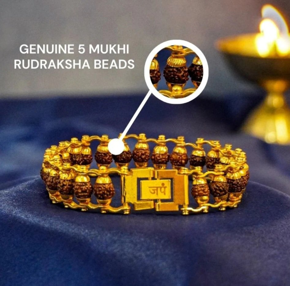 5 Mukhi Rudraksha Bracelet