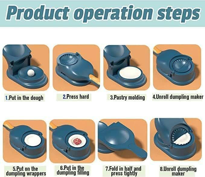 2 In 1 Momos Maker Blue (Indian)