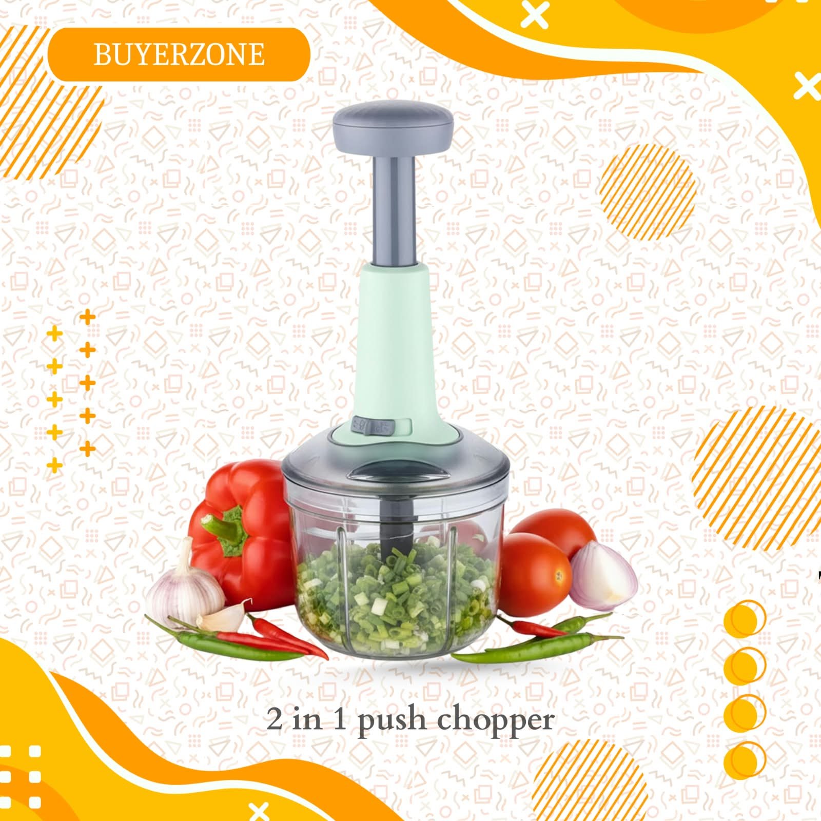 2 In 1 Push Chopper