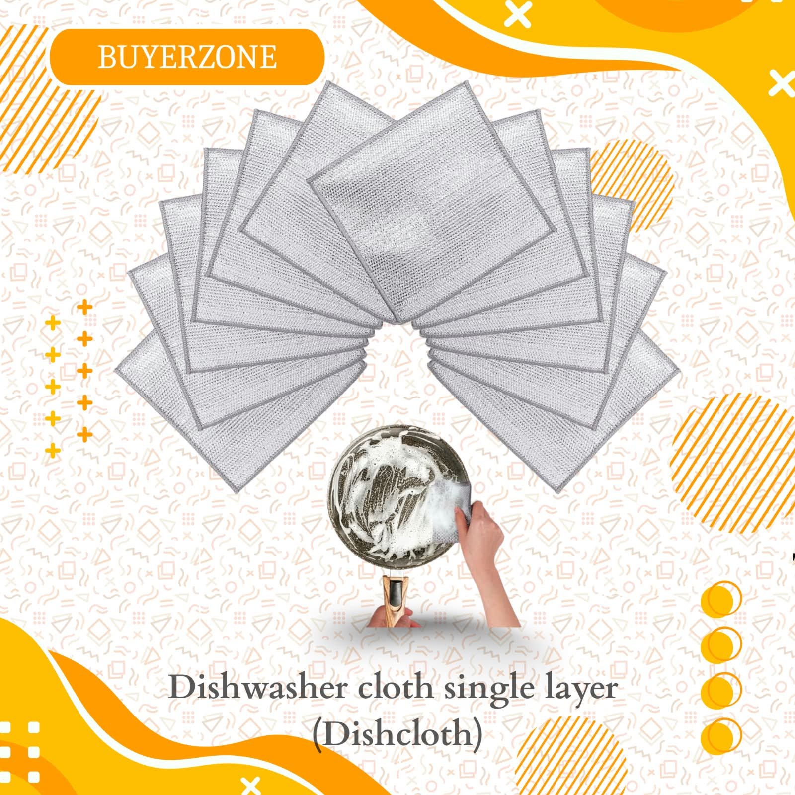 Dishwasher cloth single layer (Dishcloth)