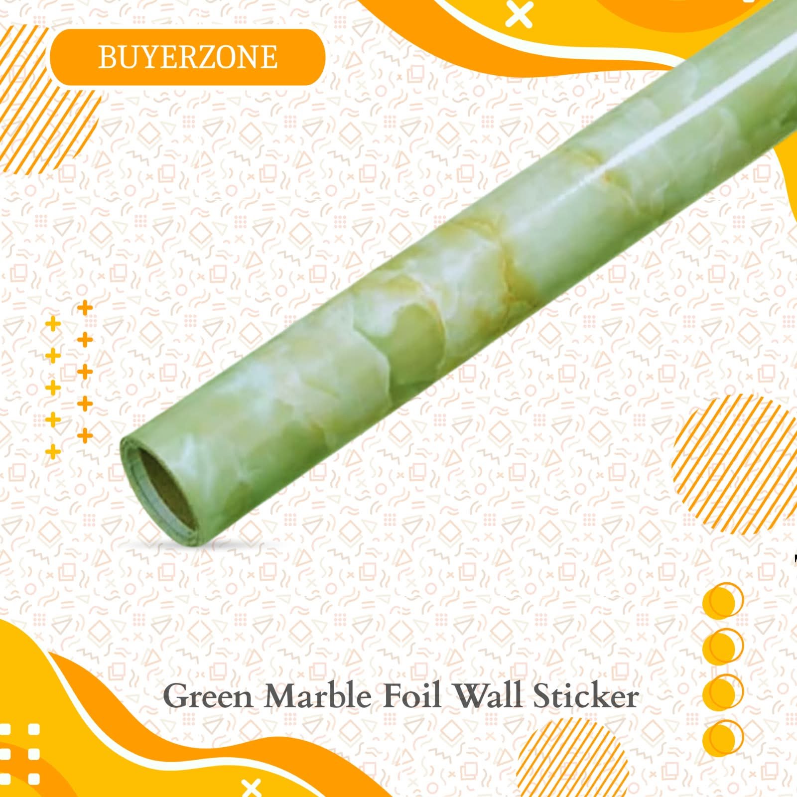 Marble Foil Wall Sticker [White Pattern] Size 60*200