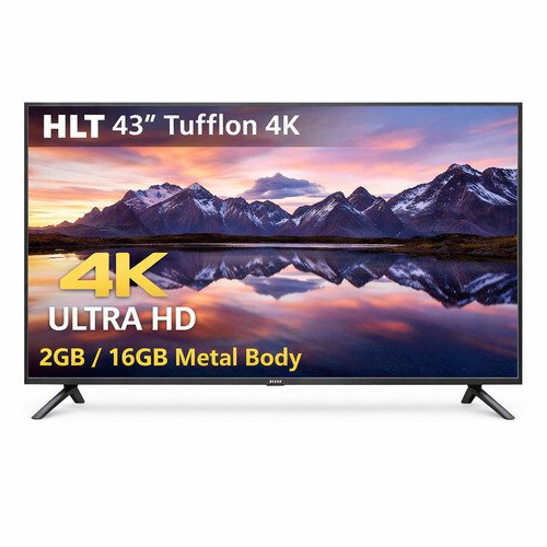 Hlt 43" Tufflon 4k 2gb/16gb Metal Body Led Tv